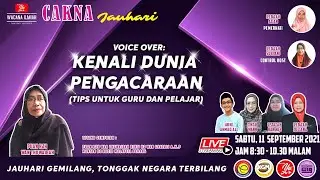 🔴 [LIVE] WACANA ILMIAH CAKNA JAUHARI | KENALI DUNIA PENGACARAAN - TIPS UNTUK GURU DAN PELAJAR #29
