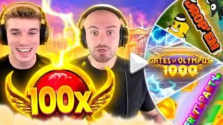 WE HIT AN INSANE 100X ON GATES OF OLYMPUS!