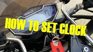 CFMOTO 650 NK - HOW TO SET CLOCK (LCD MODEL)