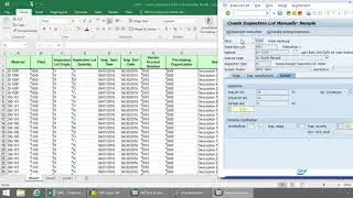 Process Runner – QA01 – Create Inspection Lot – Designer UI