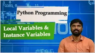 LEC34| Python Programming |Local Variables & Instance Variables  by  Mr. D. Sandeep