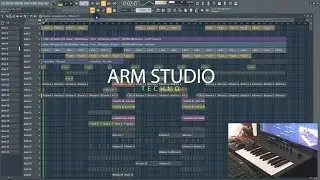 ТЕСТИРУЮ МИДИ КЛАВИАТУРУ В ФЛ СТУДИО ПИШУ TECHNO МУЗЫКУ!