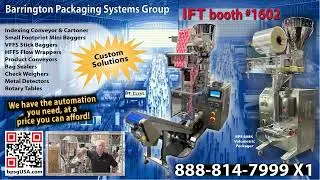IFT 2024 Barrington Packaging Systems Group Booth # 1602