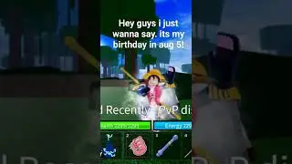 I wanna thank for 150 sub before my birthday:) #bloxfruits #roblox #onepiece