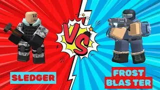 Sledger vs Frost Blaster at TDS Polluted Wastelands 2 SOLO