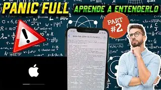 PANIC FULL en iPhone. Mi iPhone se reinicia solo como analizar Panic full