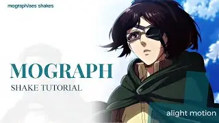 Shake tutorial for mograph/aes style  Alight motion