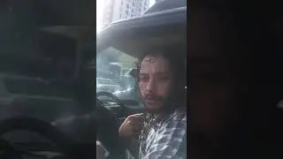 Un hombre dice ante las cámaras que está ebrio tras chocar con otra conductora
