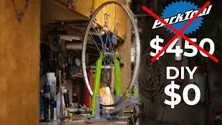 DIY wheel turning stand