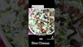 Blue cheese vs Ranch #bluecheese #ranch #fyp #viralvideo #food