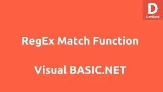 VB.NET Regex Match Function