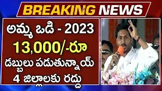 అమ్మ ఒడి ₹13,000 పడుతున్నాయ్ ఈ 4 జిల్లాలకు రద్దు | Jagananna Ammavodi Payment Status Check Online