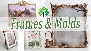 NEW! 4 DOLLAR TREE frames transformed with Prima Redesign Moulds