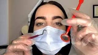 [ASMR] Dental Exam & Cleaning RP | Tapping, Suction, Brushing Sounds