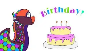 Birthday! (flashing lights)
