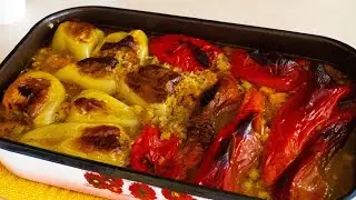 Пълнени чушки с кайма и ориз