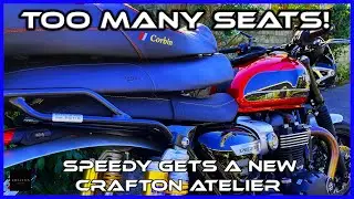 Triumph Speed Twin gets a New Seat Crafton Atalier