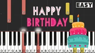Happy Birthday To You | Piano Tutorial (EASY)