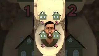 Убеги от Скибиди Ученого!!😱 Самый злой! #skibiditoilet