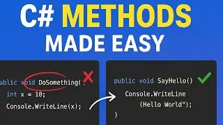 Methods in C# programming | with and without parameter 
