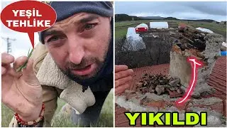 YEŞİLDEN GELEN ÖL*ÜM..TEHLİKE !! EVİN ÇATISINDA NE OLDU YIKILDI