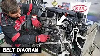 KIA OPTIMA 2.4 GDI SERPENTINE BELT DIAGRAM
