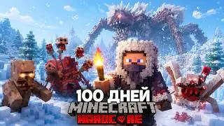 I Survived 100 Days in an INFECTED WINTER in Minecraft Hardcore