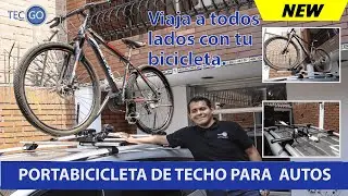 🔥RACK PORTABICICLETAS DE TECHO PARA AUTO Y CAMIONETAS.