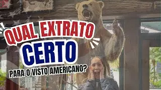 Qual extrato certo levar para o entrevista do visto #vistoamericano #visto #usa #extratovisto