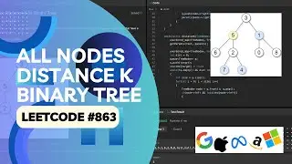 LeetCode 863: All Nodes Distance K in Binary Tree (Intuition + Algorithm Explained)