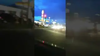 Bad video car crash at gas station
