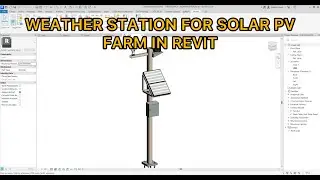 Solar PV Weather Station in Revit