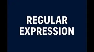 Regular Expressions Explained with Examples || 