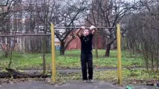 Турник мен упал на голову ужас :D HD
