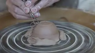 Обтачивание донышка изделий