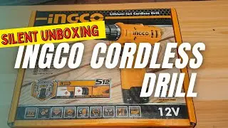 Ingco Cordless Drill Silent Unboxing
