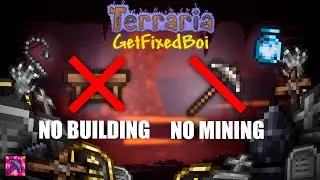 Is it possible to beat Terraria without building and mining?
