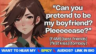 [F4M] ASMR Girlfriend | Fake dating your best friend [first kiss] [friends to lovers] [flustered]