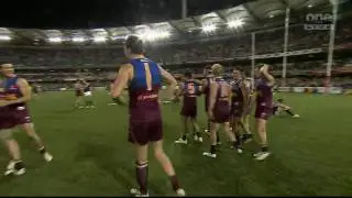 AFL: Lions Vs Blues, Last few minutes. Finals Week 1. 2009.