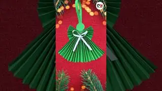 Christmas Angel Paper Craft for Kids #christmascrafts #shorts #shortvideos #viral #kidsshortsvideos