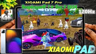 🔥XIAOMI Pad 7 PUBG TEST || DON'T BUY!🔥Eriangle 120fps💥XIAOMI PAD 7 PUBG (BGMI) TEST