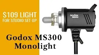GODOX MS300 - HOW TO SET UP A HOME STUDIO FOR $109