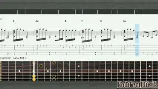 Fake Love by BTS Easy Fingerstyle Guitar Tutorial Tabs