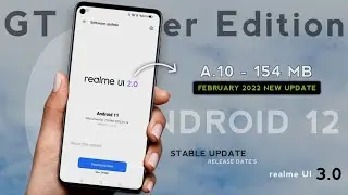 Realme GT Master Edition New Update A.10 Quick Review Realme UI 3.0 Stable Update & Open Beta