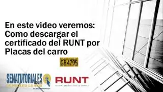 Consultar el RUNT por placa y cédula del propietario