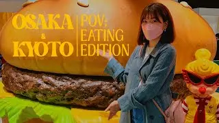OSAKA - KYOTO travel vlog: Where to Eat Food Edition  🍡🍜 🍣