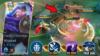 THIS GLOBAL KHALEED NEW META BUILD AND EMBLEM IS TOTALLY BROKEN IN SOLO RANK 2026!  💀 | MLBB