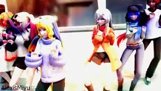 [MMD] PSYCHO - Red Velvet X CountryHumans (레드벨벳) -