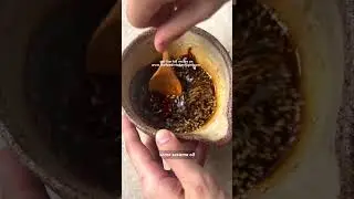 Gochujang king oyster mushrooms 🍄‍🟫