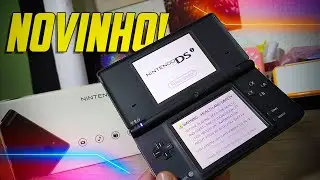 CONSEGUI UM NINTENDO DSi NOVINHO! | Unboxing/Teste